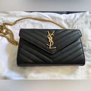 YSL Monogram Wallet on a Chain